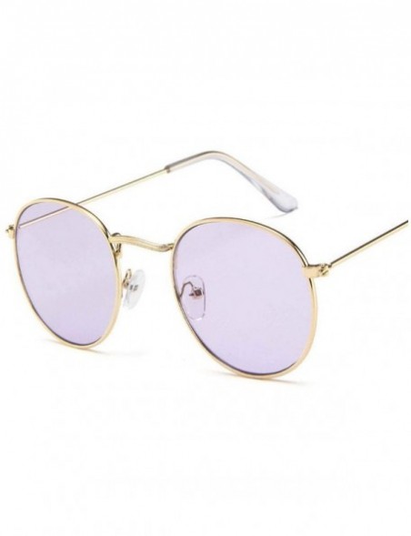 Oval Fashion Oval Sunglasses Women Designe Small Metal Frame Steampunk Retro Sun Glasses Oculos De Sol UV400 - CV197A2N5U2 $3...