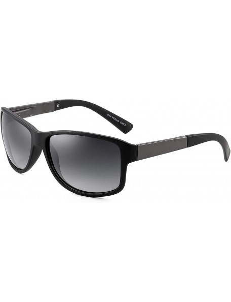 Wayfarer Polarized Driving Sunglasses Classic Spring Hinge Sun Glasses Men UV400 - CA18SXKICIC $18.44