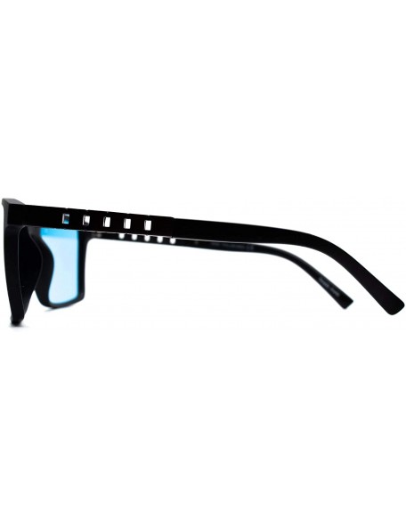 Square p548 Square Style Polarized- for Mens 100% UV PROTECTION - Black-lightblue - C8192TGE2R8 $24.10