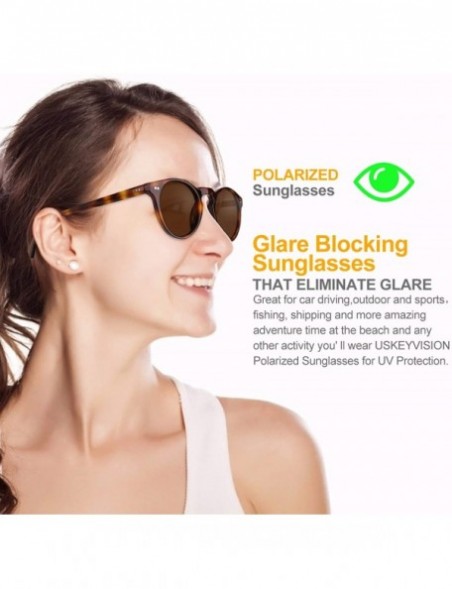Square Polarized Sunglasses Retro Round Acetate Sun Glasses High Clarity UV400 Protection Lens Sunglasses(UV1430) - CB18N9KNY...
