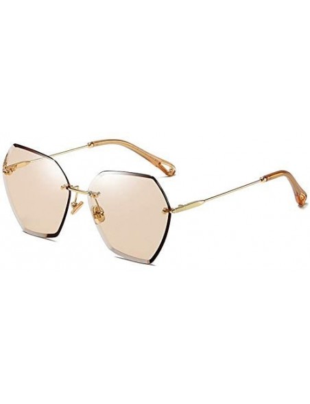 Butterfly The New Fashion Sunglasses for Women Oversized Vintage Shades Polarized - Brown - CO18RUY92Z9 $15.06