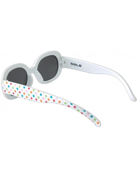 Square Fashion UV400 Sunglasses for Kids - Colorful Dot - C118DCNCZIY $10.21