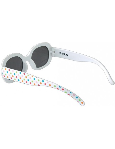Square Fashion UV400 Sunglasses for Kids - Colorful Dot - C118DCNCZIY $10.21