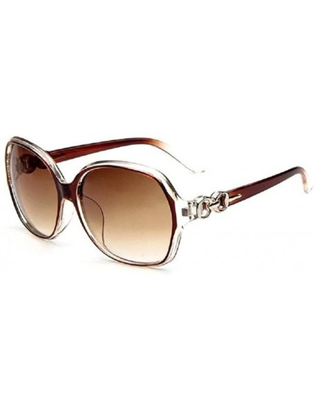 Goggle Sunglasses Women Large Frame Polarized Eyewear UV protection 20 Pcs - Light Coffee-20pcs - C6184CDZHYZ $82.22