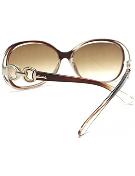 Goggle Sunglasses Women Large Frame Polarized Eyewear UV protection 20 Pcs - Light Coffee-20pcs - C6184CDZHYZ $38.37