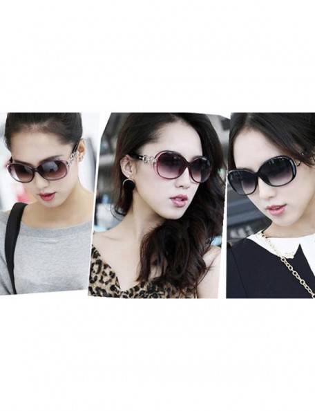 Goggle Sunglasses Women Large Frame Polarized Eyewear UV protection 20 Pcs - Light Coffee-20pcs - C6184CDZHYZ $38.37