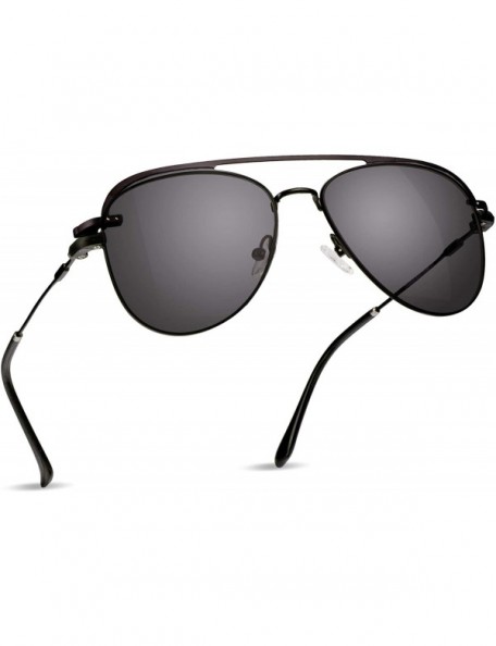Aviator Unisex Polarized Sunglasses&UV400 Blue Light Blocking Glasses-Stylish for Men/Women - Dc3039-c1 - C518QGAEWST $54.00