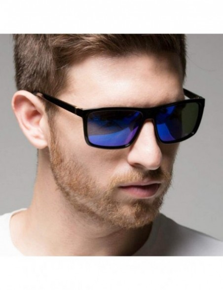 Square Fashion Sunglasses Men Square Sun Glasses Er UV400 Protection Shades Oculos De Sol Hombre Driver - C3 - CM198AH8YTN $3...