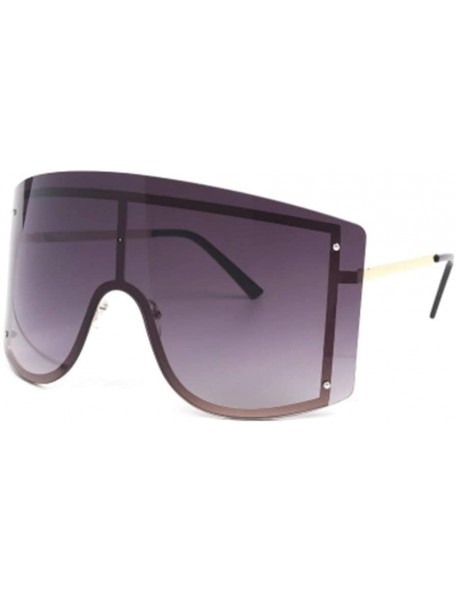 Goggle Big Frame Personality Sunglasses Windproof Sunglasses Colorful Frame Goggles - 5 - CF190EYAZC8 $30.80
