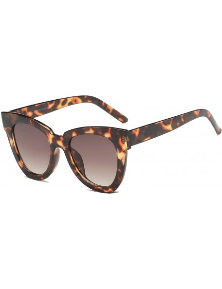 Goggle Women Cat Eye Fashion Sunglasses - Tortoise - CF18WU95DS0 $39.37
