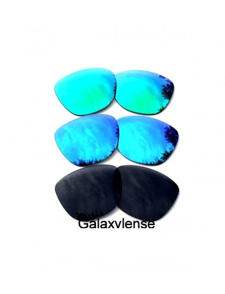 Oversized Replacement Lenses Frogskins Gold&Green Color Polarized 2 Pairs-! - Black&blue&green - CN125VON0CV $16.07