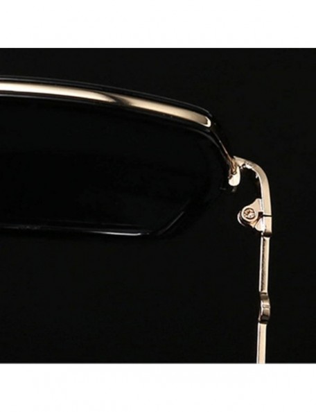 Oversized Men's and Women's Metal Large Frame Sunglasses Unisex Sunglasses 2019 Fashion - Beige - C218TK8MRD7 $10.21