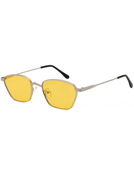 Shield Metal Full Glasses Frame - Polarized Sunglasses Mirrored Lens Fashion Goggle Eyewear For Women Men Unisex Adults - C51...