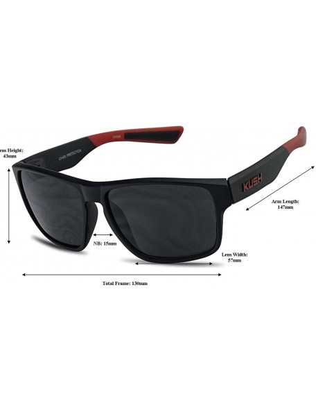Sport Sport Wrap-Around Sqaure Stylish Horn Rim Dark Tinted Sunglasses with Dual Color Soft Tips - Black White Frame - CF18UE...