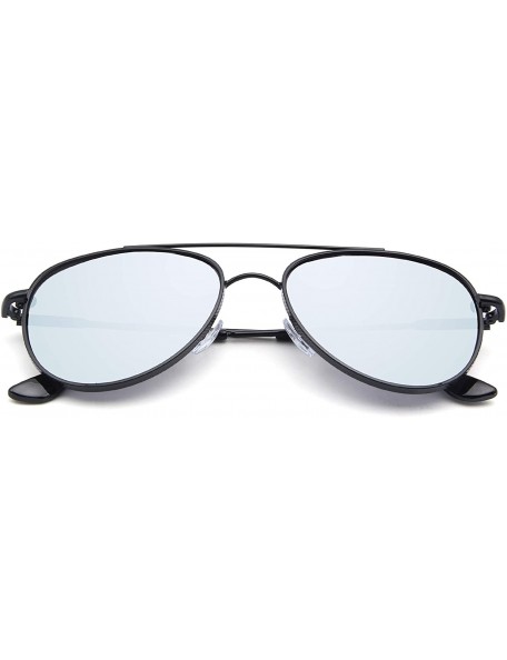 Square Square Aviator Polarized Sunglasses for Men Women Fashion Laminated Mirrored Retro Sun Glasses - Color 5 - CT18WQI4X4I...