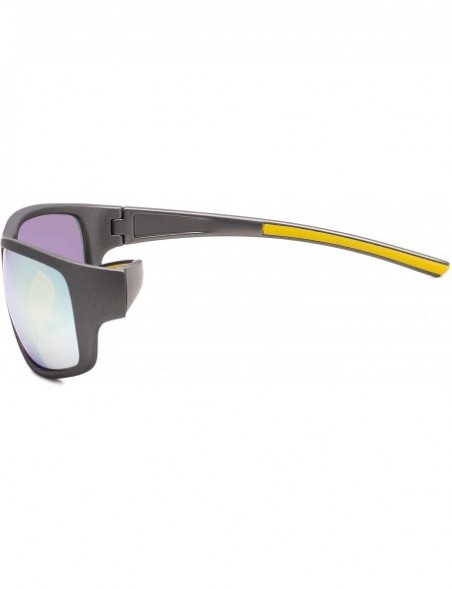 Rectangular Bifocal Sunglasses UV 400 Protection Reading Sunglasses - Gold-mirror - CV18N0S5S0H $10.38