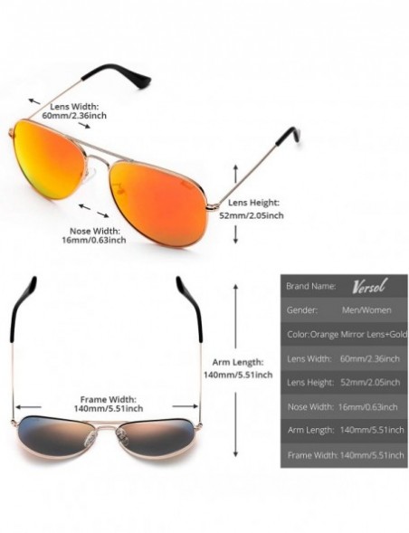 Oval Aviator Sunglasses for Men Women Mirrored Lens UV400 Protection Lightweight Polarized Aviators Sunglasses - C118HET7S6W ...