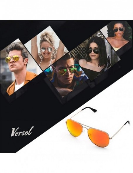 Oval Aviator Sunglasses for Men Women Mirrored Lens UV400 Protection Lightweight Polarized Aviators Sunglasses - C118HET7S6W ...