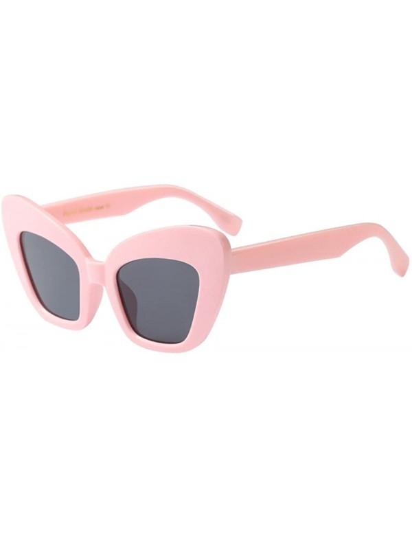 Sport Fashion Vintage Irregular Big Frame Sunglasses-Retro Eyewear Fashion Ladies Man - F - CF18Q53AIQ7 $9.30