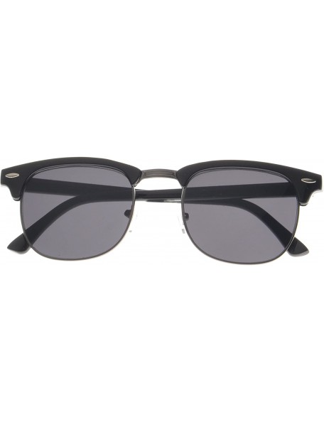 Wayfarer Soho Retro Square Fashion Sunglasses - Black - CA12DXM9WO3 $12.34