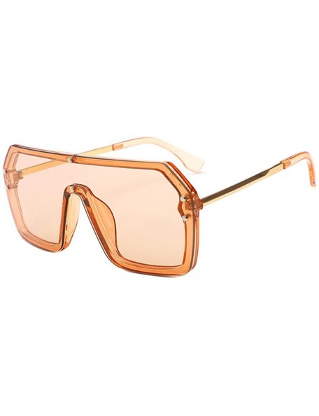 Square Women Vintage Oversized Gradient Sun Glasses Shades Female Luxury Designer UV400 Sunglass - C7 - CK197ZLN9NC $12.23