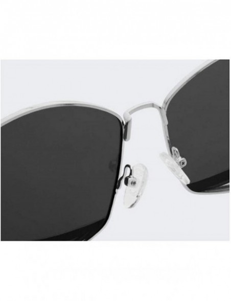 Aviator Polarized stainless steel frame sunglasses- foldable anti-glare sunglasses - A - CS18RWEZHY7 $37.05