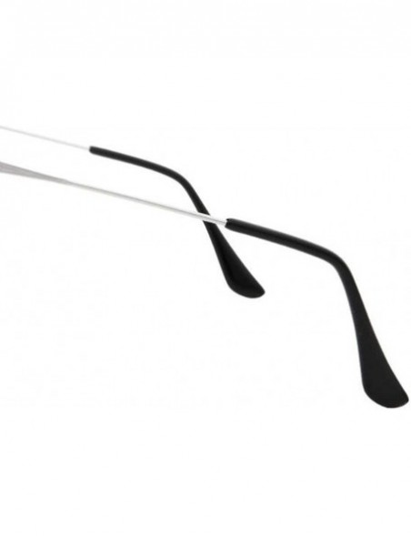 Aviator Polarized stainless steel frame sunglasses- foldable anti-glare sunglasses - A - CS18RWEZHY7 $37.05