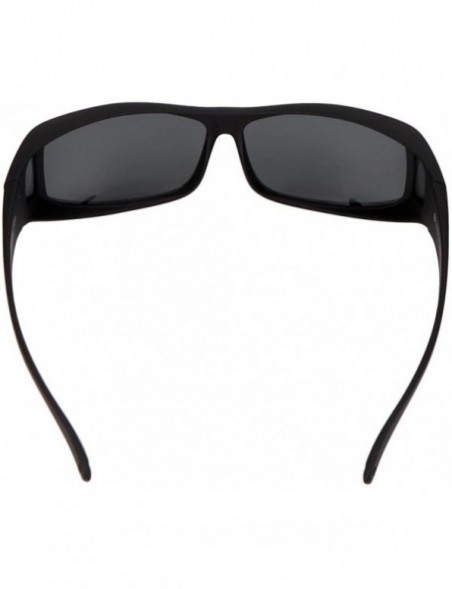 Goggle Solarfun Polarized Fit Over Glasses Sunglasses Wrap Around Solar Reduce Shield for Men and Women's Driving - CQ1800D4R...