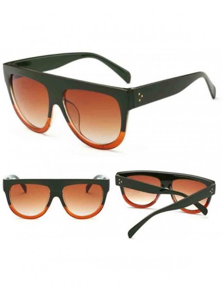Rimless Oversize Polarized Sunglasses Protection - D - CI1976SD70L $17.77