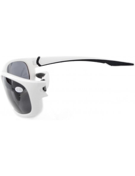 Sport Mens Womens Sports Bifocal Sunglasses Running Fishing Outdoor Readingglasses - White - C0180A0C9E6 $17.01