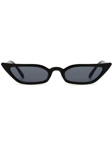 Cat Eye Sunglasses Fashion Cat-Eye Cool A Small Frame Glasses Sunglasses - C6 Transparent Frame Powder Sheet - C318TLNNYHX $1...