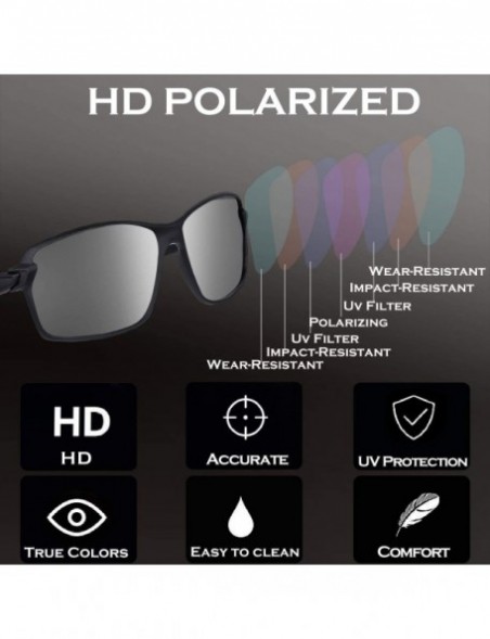 Wrap Polarized Sports Sunglasses for Men Women - Silver - CY18WM8NXLQ $8.85