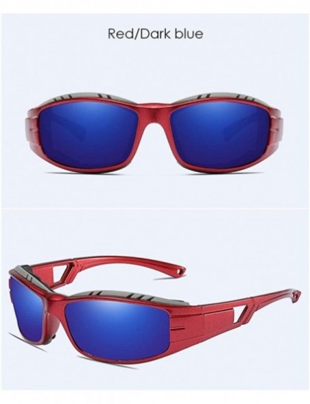 Sport Men's Outdoor Sports Polarized Sunglasses Riding Polarized Sunglasses - E - CW18QCADGNK $36.96