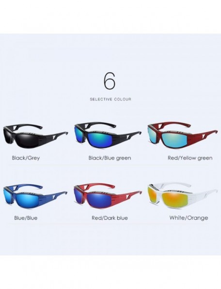 Sport Men's Outdoor Sports Polarized Sunglasses Riding Polarized Sunglasses - E - CW18QCADGNK $36.96