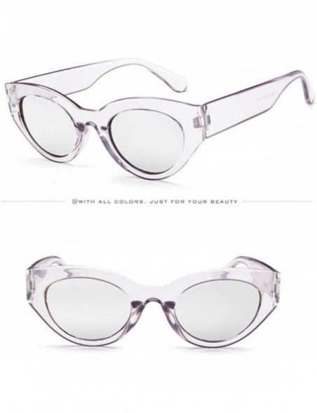 Oval Sunglasses Polarized Goggles Sports OutdoorsGlasses Eyewear - Clear - CZ18QOK2CLZ $10.61