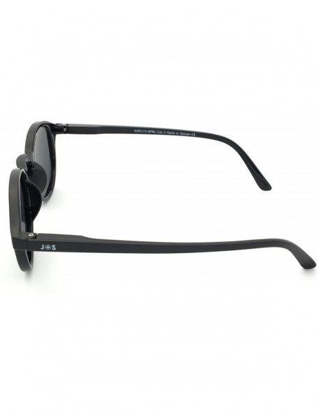Wayfarer Hali Retro Round Cat Eyes Sunglasses- Polarized- 100% UV protection- Spring Hinged - C1180N5D056 $12.05