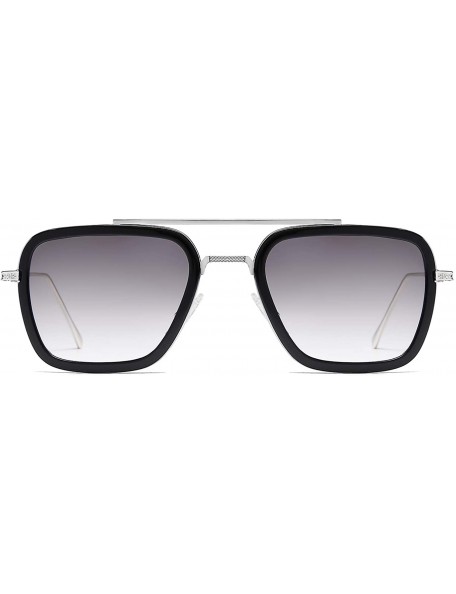Rimless Polarized Sunglasses for Men Women Retro Aviator Square Goggle Classic Alloy Frame HERO SJ1126 - C018SU0Q0OX $13.02