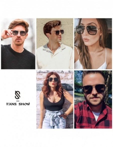 Rimless Polarized Sunglasses for Men Women Retro Aviator Square Goggle Classic Alloy Frame HERO SJ1126 - C018SU0Q0OX $13.02