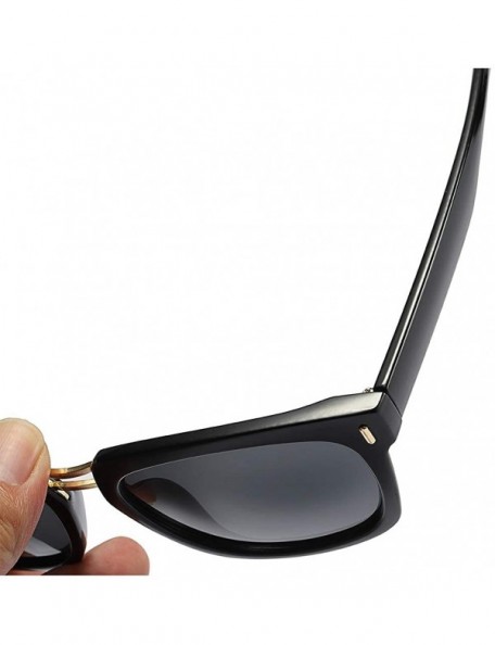 Square Sunglasses Unisex Polarized UV Protection Fishing and Outdoor Baseball Driving Glasses Retro Square Frame Classic - CD...