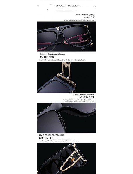 Square Vintage SQUARE Sunglasses Women Brand Designer Fashion Oversized Retro 997239Y - Blue - CS184YLWX9Y $14.89