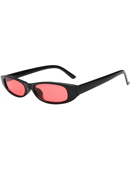 Oval Retro Vintage Clout Cat Unisex Sunglasses Rapper Oval Shades Grunge Glasses - I - CC193XHY442 $7.44