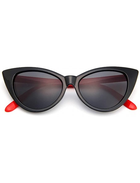 Square Retro Vintage Narrow Cat Eye Sunglasses for Women Clout Goggles Plastic Frame Fashion Mod Chic Eyewear - CO199I4ZEXM $...