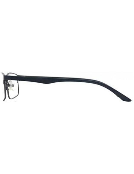 Aviator ALWAYSUVBlack Full Frame Clear Lens Business Glasses Frame - Grey - C818WMLMIE6 $11.06