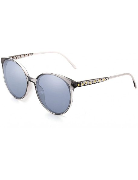 Oversized Oversized Sunglasses for Women Polarized Eyewear Fashion Big Frame UV Protection - Grey - CZ18OSLNZD9 $10.69