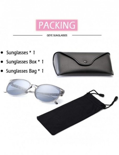 Oversized Oversized Sunglasses for Women Polarized Eyewear Fashion Big Frame UV Protection - Grey - CZ18OSLNZD9 $10.69