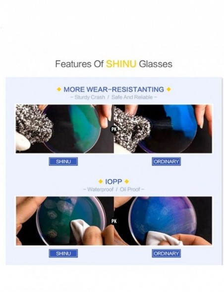 Rectangular Metal Frame Blue Light Blocking Reading Glasses 1.56 Lenses-6334 - C617YHZ9Q35 $21.28