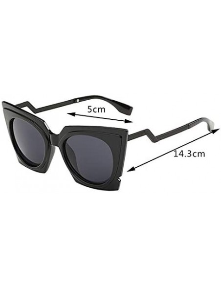 Oval Unisex Cat Eye Polarized Sunglasses Vintage Sun Glasses for Men Women Outdoor Activities Eyes Protection - Style2 - CP18...