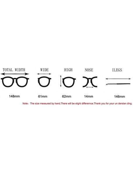 Square Men Women Clear Lens Sunglasses Metal Spectacle Frame Fashion Sunglasses - E - C118SW2M8E5 $9.68