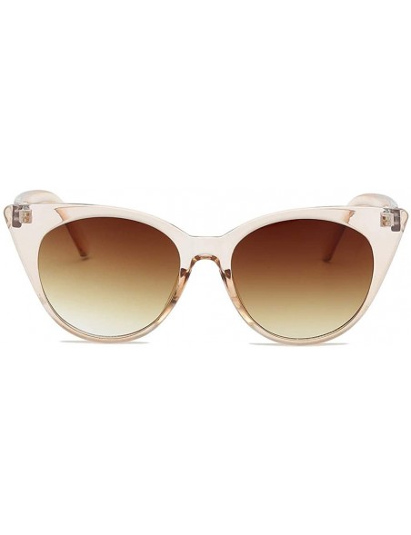 Goggle Fashion Women Smasll Frame Sunglasses Glasses Retro Style Radiation Protection Sunglasses - E - C718TQZUTZ7 $7.62