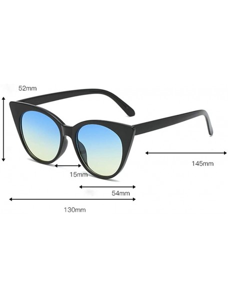 Goggle Fashion Women Smasll Frame Sunglasses Glasses Retro Style Radiation Protection Sunglasses - E - C718TQZUTZ7 $7.62